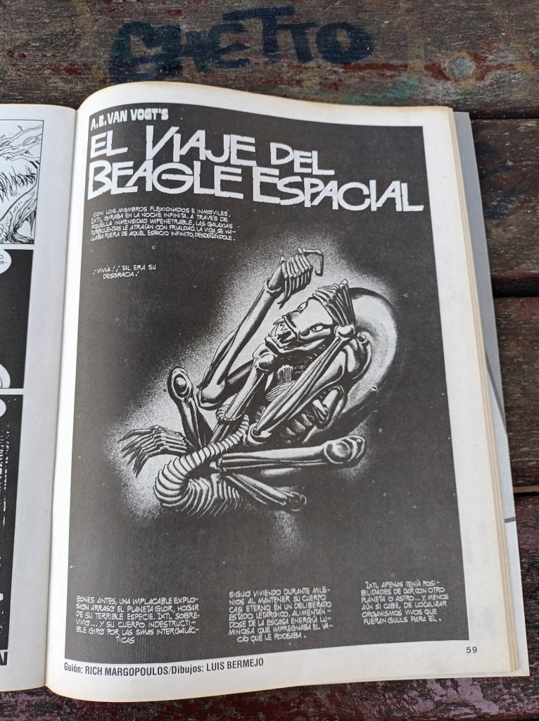 El Viaje del Beagle Espacial, illustration by Luis Bermejo