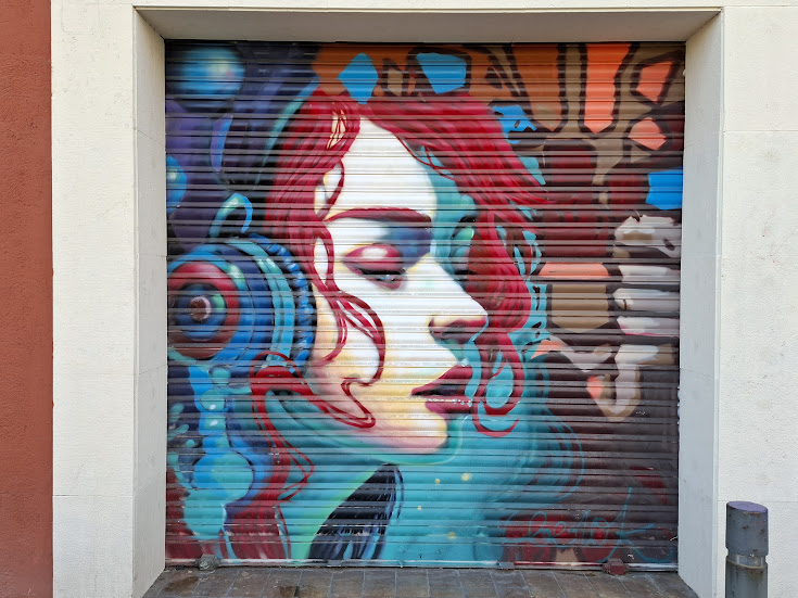 Metal Door Painting by Berokone