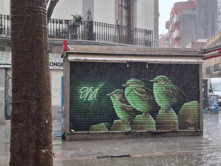 Gorriones Neon by Ona Barcelona