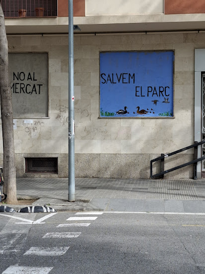 Save the Park mural