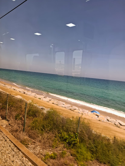 Train view from R1