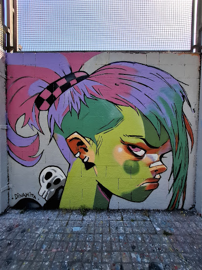 Comics Mural by Señorita Dinamita