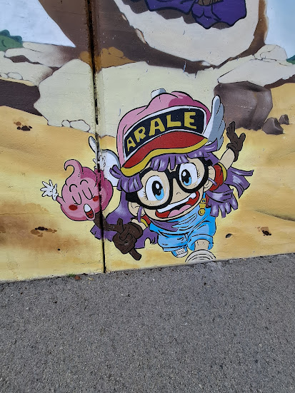 Arale Mural by salmorejoforever