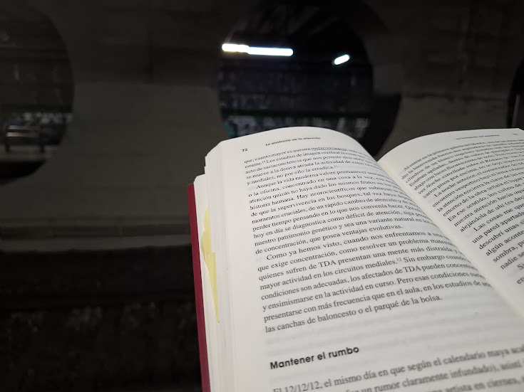 book and train station
