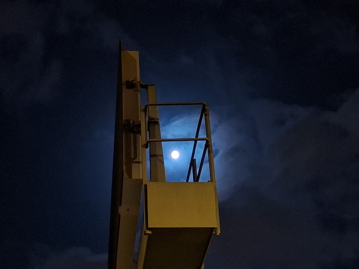 Moon at the Balcony